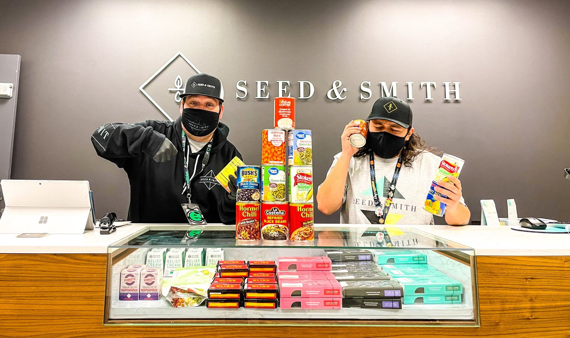 Food Drive Montbello 20/20 is seed and smith charitable giving
